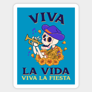 Viva La Vida dia de los muertos Magnet